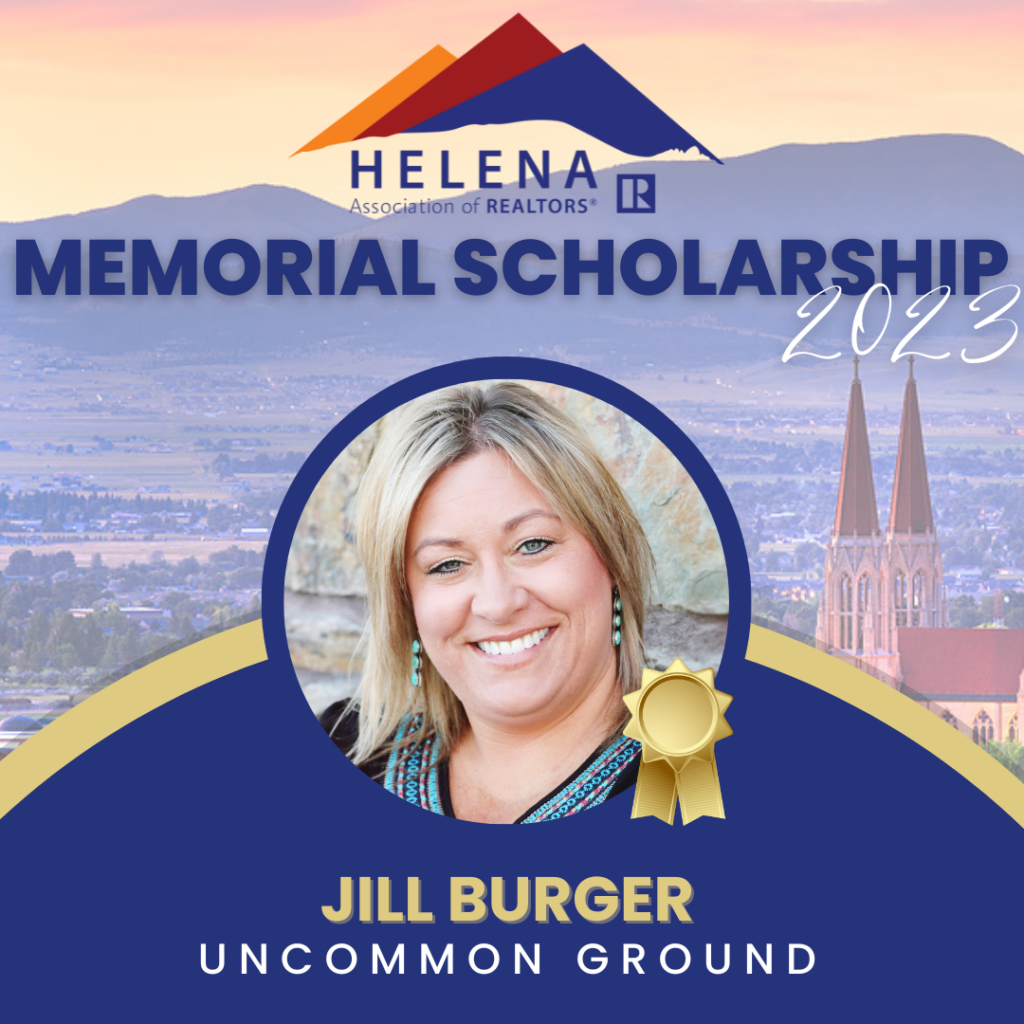 HAR Memorial Scholarship, Jill Burger, Uncommon Ground